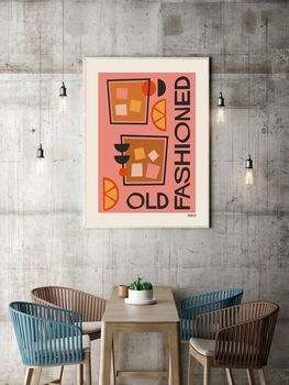 Whisky Cocktail Art Print, 3 of 3
