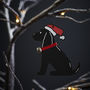 Black Cocker Spaniel Christmas Tree Decoration, thumbnail 2 of 4