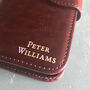 Luxury Faux Leather Phone Case With Personalisation, thumbnail 3 of 6