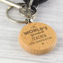 Personalised 'The World's Greatest' Teacher Keyring, thumbnail 1 of 5