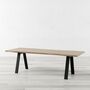 Trent Natural Solid Wood Dining Table, thumbnail 1 of 7