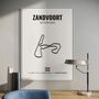 Zandvoort F1 Track Print F1 Gift, thumbnail 2 of 2