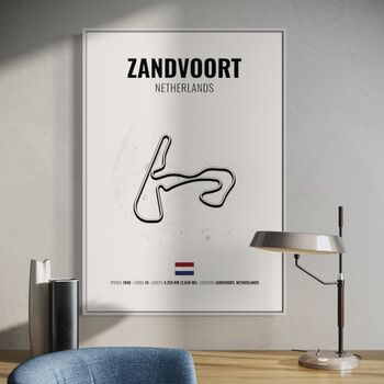 Zandvoort F1 Track Print F1 Gift, 2 of 2