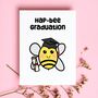Happy Graduation Card Hap Bee Bumblebee Card, thumbnail 2 of 4