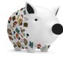 Tilly Pig Harry Potter Charms Piggy Bank, thumbnail 2 of 6