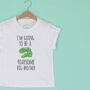 'I'm Going To Be A Roarsome Big Brother' T Shirt, thumbnail 1 of 3