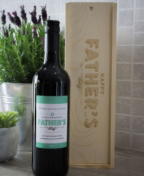 Fathers Day Personalised Wine, 2 of 4