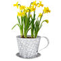 Personalised Tea Cup Easter Plant Pot, thumbnail 2 of 4