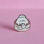 Dumpling Enamel Pin | Cute Pin Badges, thumbnail 4 of 4