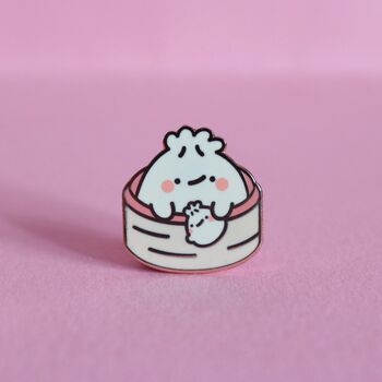Dumpling Enamel Pin | Cute Pin Badges, 4 of 4