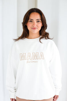 Embroidered Mama Sweatshirt Jumper Personalised With Children's Names, 4 of 7