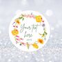 Personalised Wild Flowers Design Edible Drink Toppers, thumbnail 4 of 4