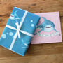 Sharky Gift Wrap Two Sheets Folded, thumbnail 3 of 3