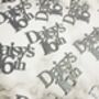 Personalised Glitter / Mirror Table Decorations, thumbnail 5 of 10