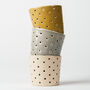 Handmade Pale Pink Ceramic Candle Lantern Tealight Holder, thumbnail 2 of 4