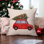 Driving Home For Christmas Cushion Cover, thumbnail 1 of 6