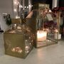 Auria Large Handmade Brass And Glass Lantern, thumbnail 2 of 8