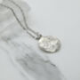 Mini Moon Or Full Moon Necklace In Eco Sterling Silver, thumbnail 2 of 6