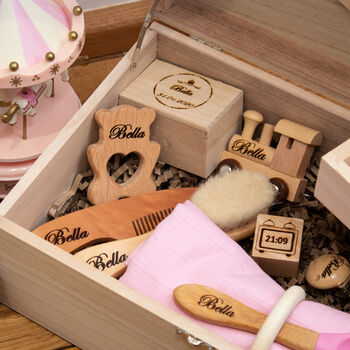 Luxury Personalised Keepsake Baby Gift Box, 11 of 12
