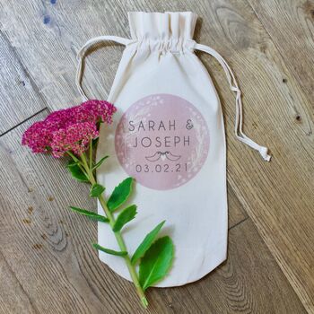 Personalised Cotton Bottle Bag, 2 of 5