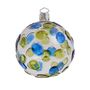 Christmas Spot Bauble, 8cm Blue/Green, thumbnail 2 of 2