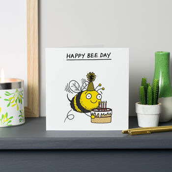 Happy Bee Day Birthday Card, 2 of 2