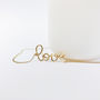 'Love' 14 K Gold Filled Necklace, thumbnail 6 of 9