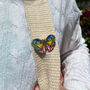 Bright Rainbow Butterfly Enamel Pin Badge, thumbnail 2 of 11