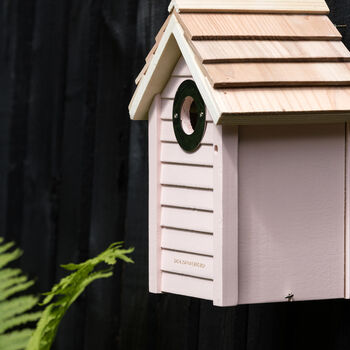 Personalised Wooden Garden Bird Nest Box, 7 of 11