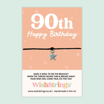 Milestone Birthday Wish Bracelet Gift, 10 of 12