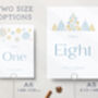 Christmas Table Number Cards, thumbnail 2 of 3
