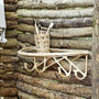 Bamboo And Glass Hanging Shelf, thumbnail 2 of 4