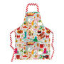 Christmas Foodie Unisex Cotton Apron With Front Pocket, thumbnail 4 of 11