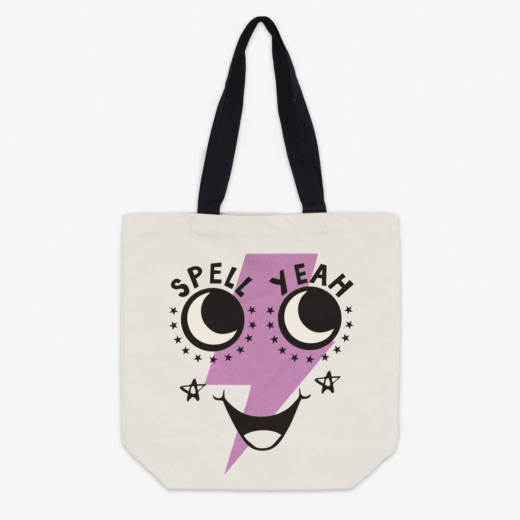 Spell Yeah Canvas Halloween Tote Bag By Batch1