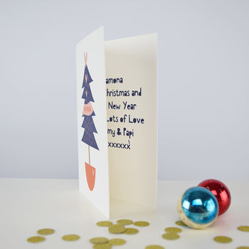 Personalised Christmas Card 'Tree', 6 of 7