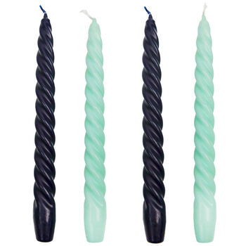 Colourful Spiral Wax Candles, 9 of 12
