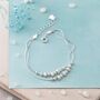 Sterling Silver Layered Ball Bracelet, thumbnail 2 of 7