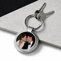 Personalised Round Photo Keyring, thumbnail 1 of 4