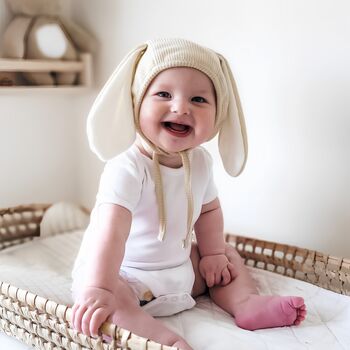 Easter Bunny Bonnet | Baby Spring Bonnet, 3 of 4