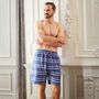 Men's 'Celt' Tartan Brushed Cotton Sleep Shorts, thumbnail 1 of 3