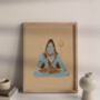 Shiva Art Print Hindu Wall Decor, thumbnail 3 of 3