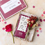 Valentine's Hug Mini Letterbox Gift Set With Chocolate And Flowers, thumbnail 1 of 5