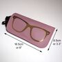 Pink And Gold Leather Sunglasses Case, thumbnail 4 of 7