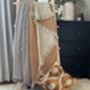 Puglia Cotton And Linen Modern, Double Sided Blanket Mustard, thumbnail 6 of 6