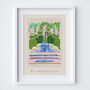 The Alnwick Garden Art Print Northumberland Poster, thumbnail 5 of 5