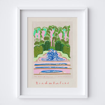 The Alnwick Garden Art Print Northumberland Poster, 5 of 5