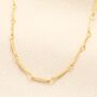 Fish Chain Necklace In Gold Plating, thumbnail 1 of 4