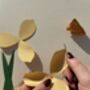 Paper Daffodil Craft Diy Flower Kit, thumbnail 4 of 4