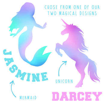 Personalised Sequin Mermaid / Unicorn Kit Bag, 11 of 12