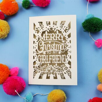 Girlfriend Christmas Card, 5 of 6